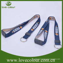 Wholesale Customized Fashion Polyester Woven Neck Strap Keychain Lanyard